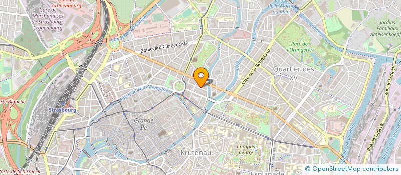 localisation de l'entreprise SCI LECLERC  STRASBOURG