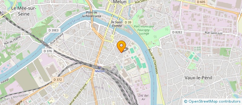 localisation de l'entreprise SCI LECLERC 913 à MELUN