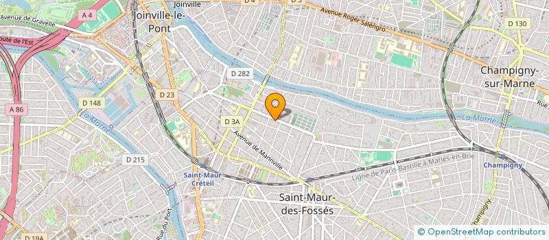 localisation de l'entreprise SCI LECLERC BOBILLOT à SAINT-MAUR-DES-FOSSES