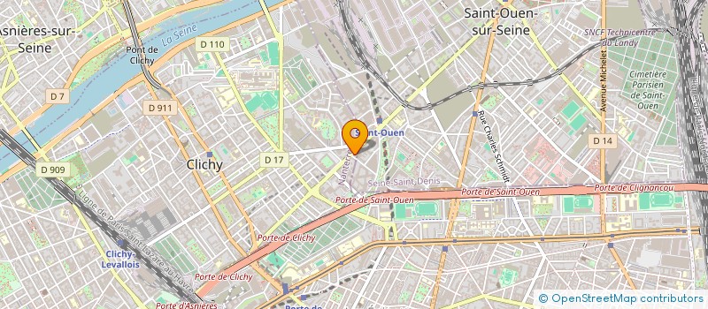 localisation de l'entreprise SCI LECLERC FLAT à CLICHY