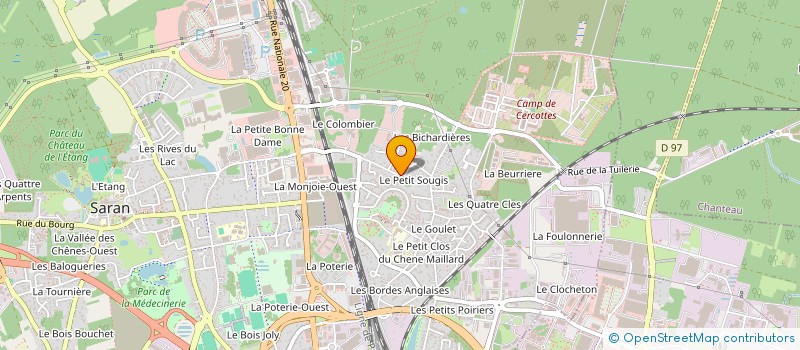 localisation de l'entreprise SCI LECLERC HERVE à SARAN