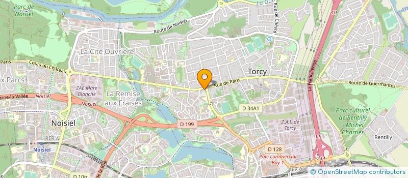 localisation de l'entreprise SCI LECLERC JACQUART  TORCY