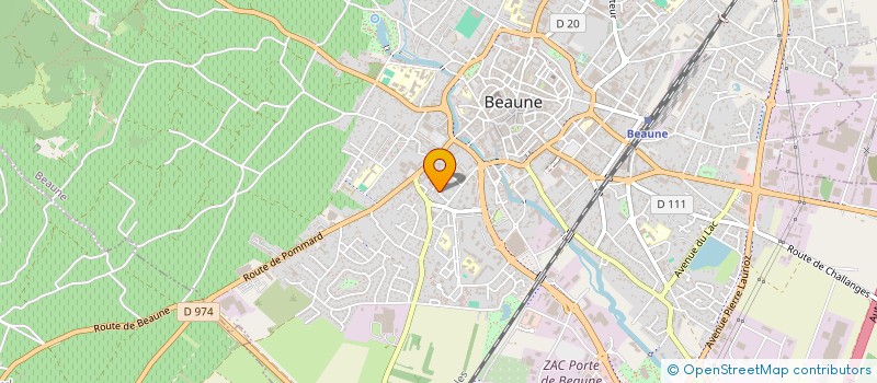 localisation de l'entreprise SCI LECLERC  LEVECOURT à BEAUNE