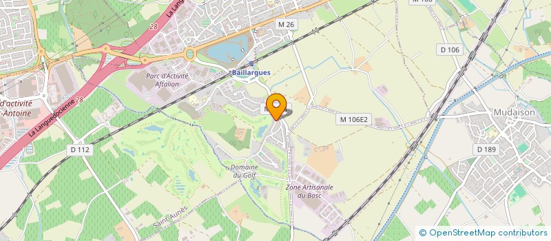 localisation de l'entreprise SCI LECLERC MASSANE à BAILLARGUES
