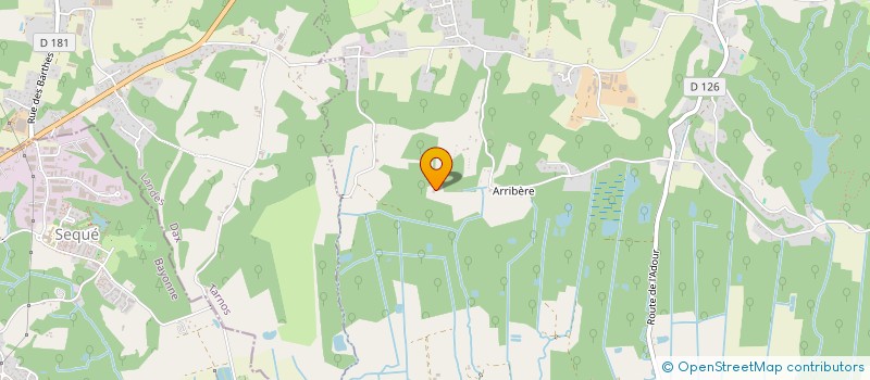 localisation de l'entreprise SCI LECLERC TYROSSE  SAINT-MARTIN-DE-SEIGNANX