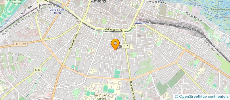 localisation de l'entreprise SCI LECLERC VATBOT à AMIENS