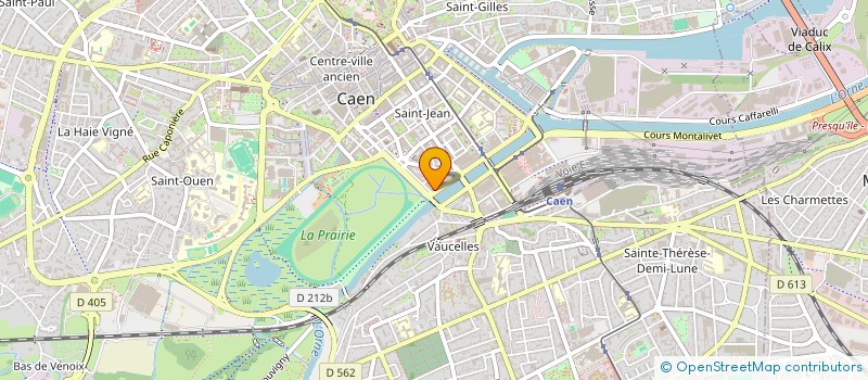 localisation de l'entreprise SCI LECLERC VUE à CAEN