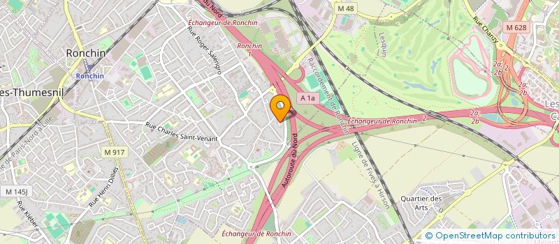 localisation de l'entreprise SCI LECLERCQ CLAIN  RONCHIN