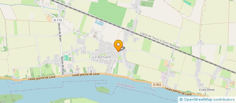 localisation de l'entreprise SCI LECLERCQ-SIMON  LOIRE-AUTHION