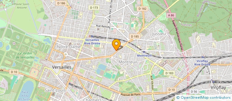 localisation de l'entreprise SCI LECLERCQ VERSAILLES à VERSAILLES