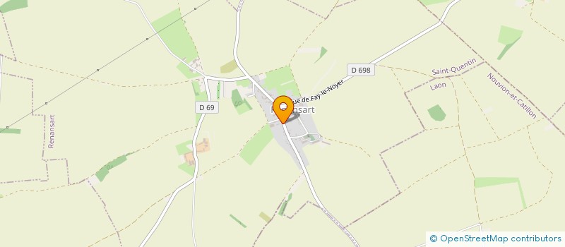 localisation de l'entreprise SCI LECLERE  RENANSART