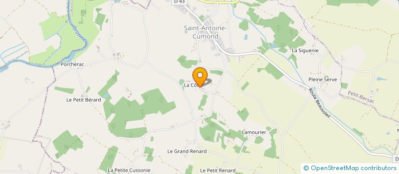 localisation de l'entreprise SCI LECLERE à CHOLET
