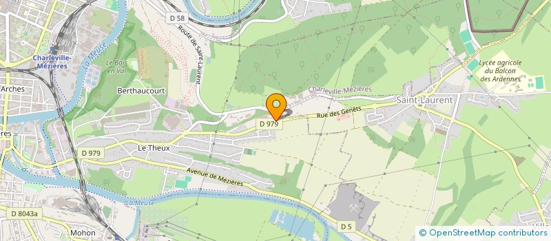 localisation de l'entreprise SCI LECLERE à CHARLEVILLE-MEZIERES