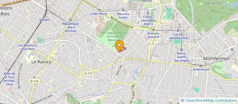 localisation de l'entreprise SCI LECLES à CLICHY-SOUS-BOIS