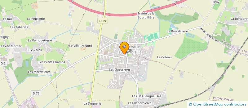localisation de l'entreprise SCI LECLOU à CHANCEAUX-SUR-CHOISILLE