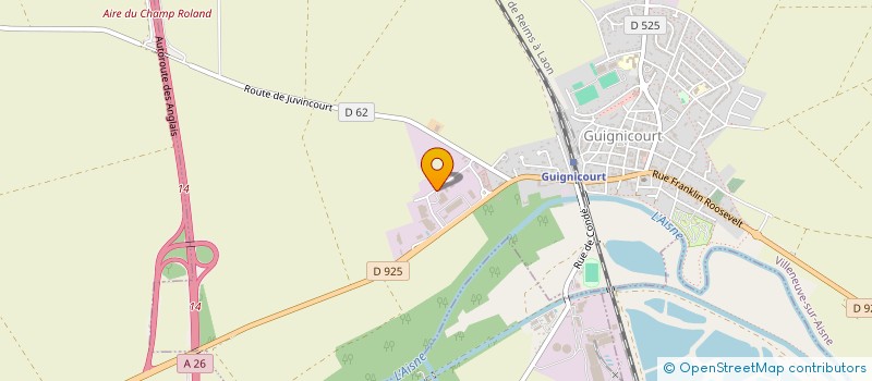 localisation de l'entreprise SCI LECMA  VILLENEUVE-SUR-AISNE