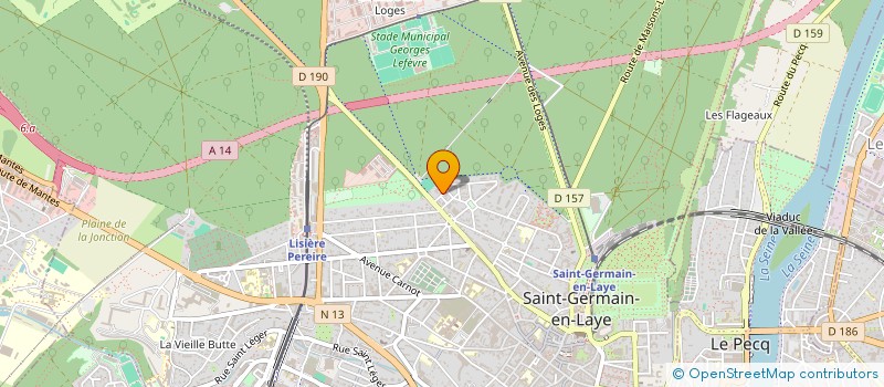 localisation de l'entreprise SCI LECO  SAINT-GERMAIN-EN-LAYE