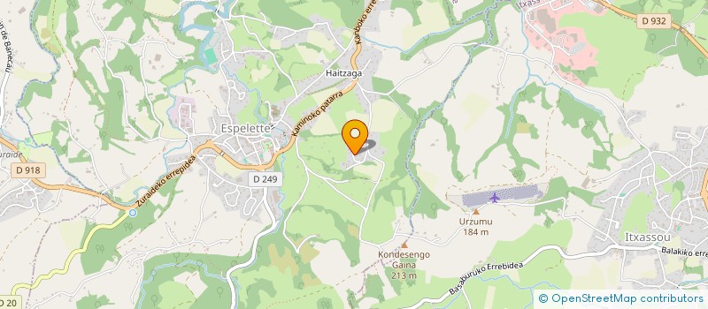 localisation de l'entreprise SCI LECO  ESPELETTE