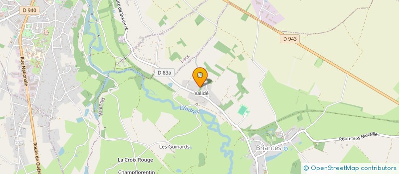 localisation de l'entreprise SCI LECOBAT à BRIANTES