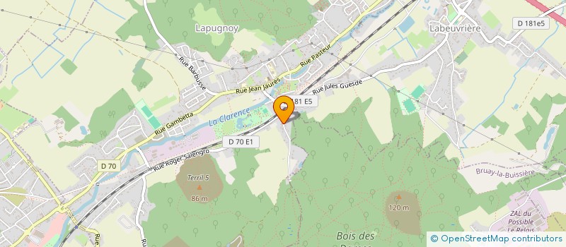 localisation de l'entreprise SCI LECOCQ  LAPUGNOY