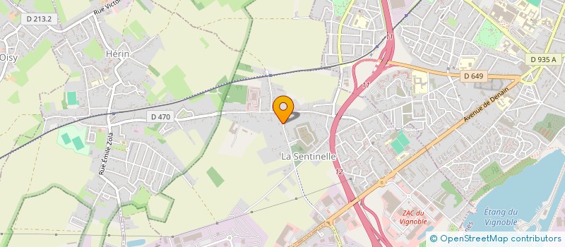 localisation de l'entreprise SCI LECOCQIMMO  LA SENTINELLE