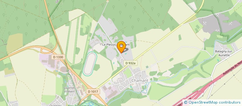 localisation de l'entreprise SCI LECOEUR-DUVAL  SENLIS