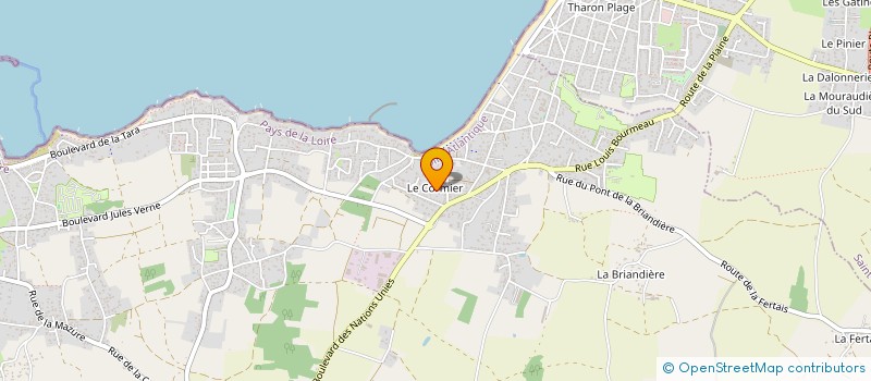 localisation de l'entreprise SCI LECOLAU à LA PLAINE-SUR-MER