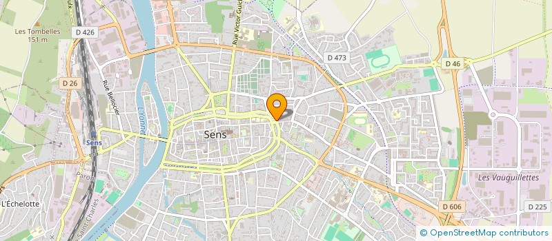 localisation de l'entreprise SCI LECOMAIL  SENS