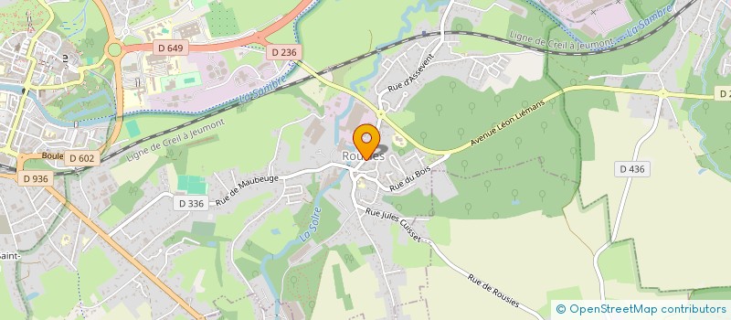 localisation de l'entreprise SCI LECOMAS  ROUSIES