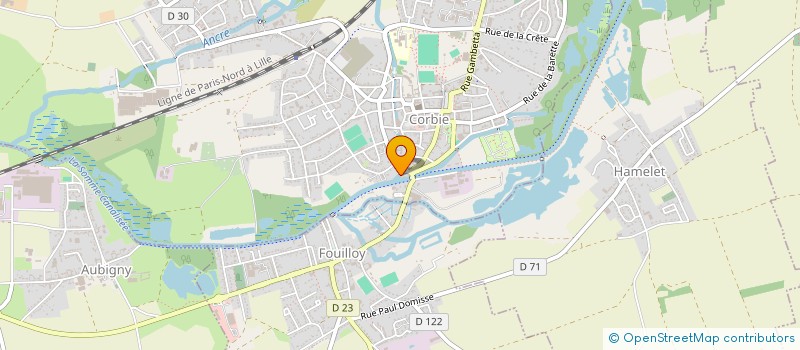 localisation de l'entreprise SCI LECOMTE 3000 à CORBIE