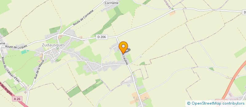 localisation de l'entreprise SCI LECOMTE  LEULINGHEM