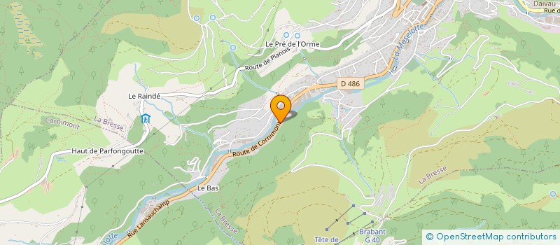 localisation de l'entreprise SCI LECOMTE  LA BRESSE