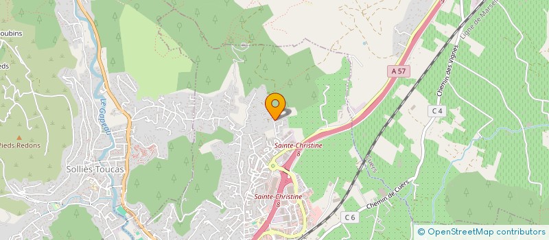 localisation de l'entreprise SCI LECOMTE  SOLLIES-PONT