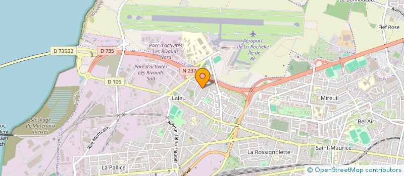 localisation de l'entreprise SCI LECOMTE  LA ROCHELLE