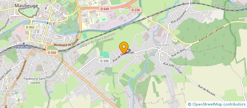 localisation de l'entreprise SCI LECOMTE HOUCKE  ROUSIES