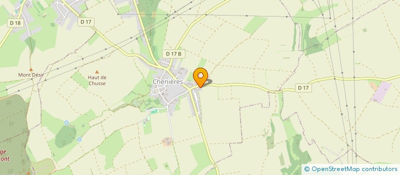 localisation de l'entreprise SCI LECOMTE JL  CHENIERES