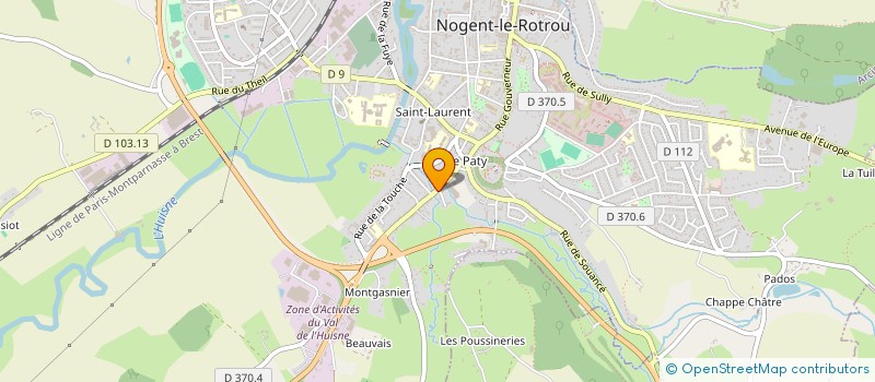 localisation de l'entreprise SCI LECOMTE-PEAU à NOGENT-LE-ROTROU