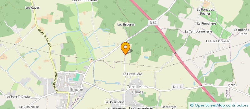 localisation de l'entreprise SCI LECOMTE PINEAU  LOIRE-AUTHION