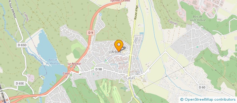 localisation de l'entreprise SCI LECOMTEAM  CABRIES