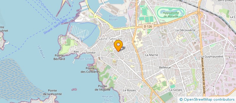 localisation de l'entreprise SCI LECOQ  SAINT-MALO