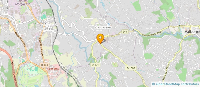 localisation de l'entreprise SCI LECOQ  GRASSE