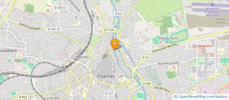 localisation de l'entreprise SCI LECOQ MARTIN à CHARTRES