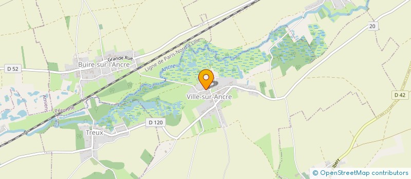 localisation de l'entreprise SCI LECORAM  VILLE-SUR-ANCRE