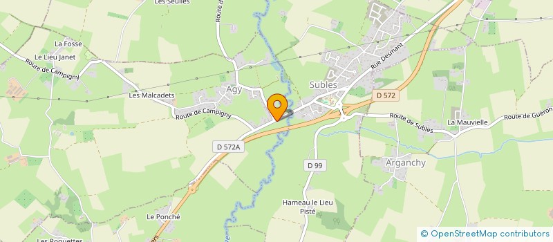 localisation de l'entreprise SCI LECORDIER  SAINT-LOUP-HORS