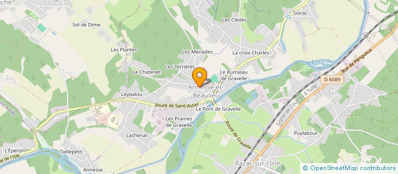 localisation de l'entreprise SCI LECOTU à ANNESSE-ET-BEAULIEU