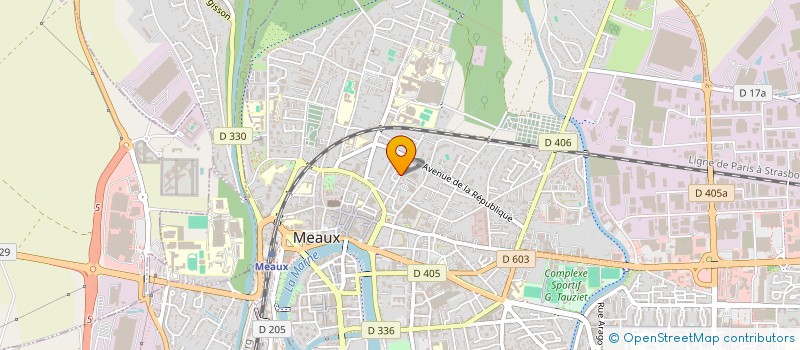 localisation de l'entreprise SCI LECOURBE à MEAUX