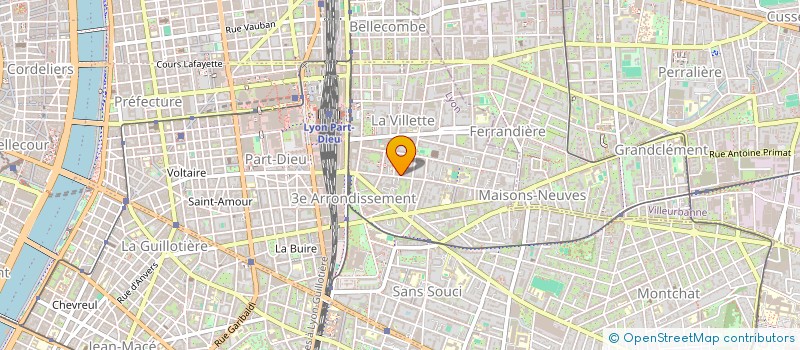 localisation de l'entreprise SCI LECOURBE  LYON