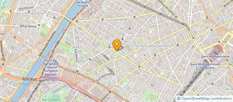 localisation de l'entreprise SCI LECOURBE CONVENTION  PARIS