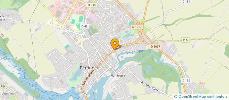 localisation de l'entreprise SCI LECOURBE-ISSY  PERONNE