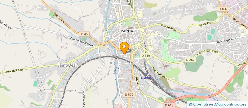 localisation de l'entreprise SCI LECOUTURIER N16 à LISIEUX